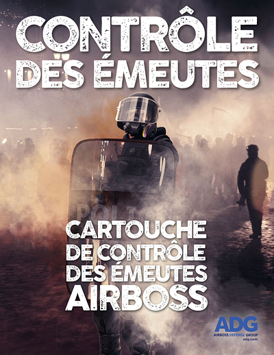 Couverture de la brochure Cartouche de contrôle des émeutes